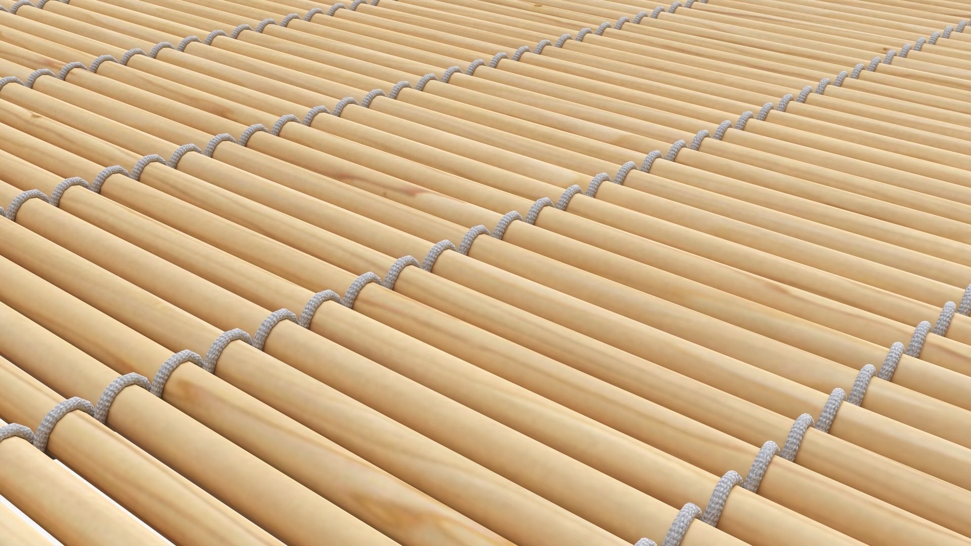 Bamboo Sushi mat 3D model_3