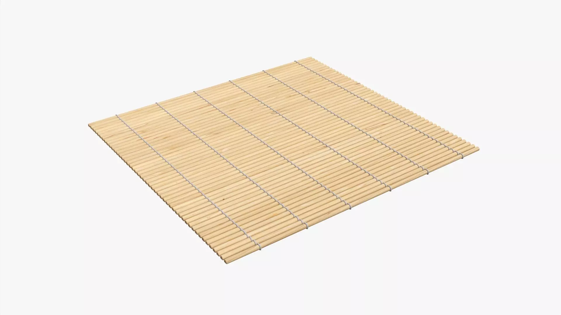 Bamboo Sushi mat 3D model_0
