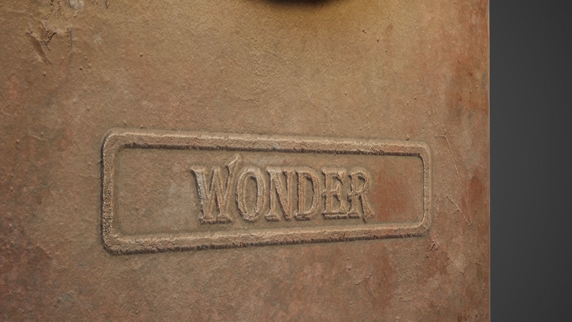 Old retro dirty damaged wonder lamp flashlight da1 Low-poly 3D model_2