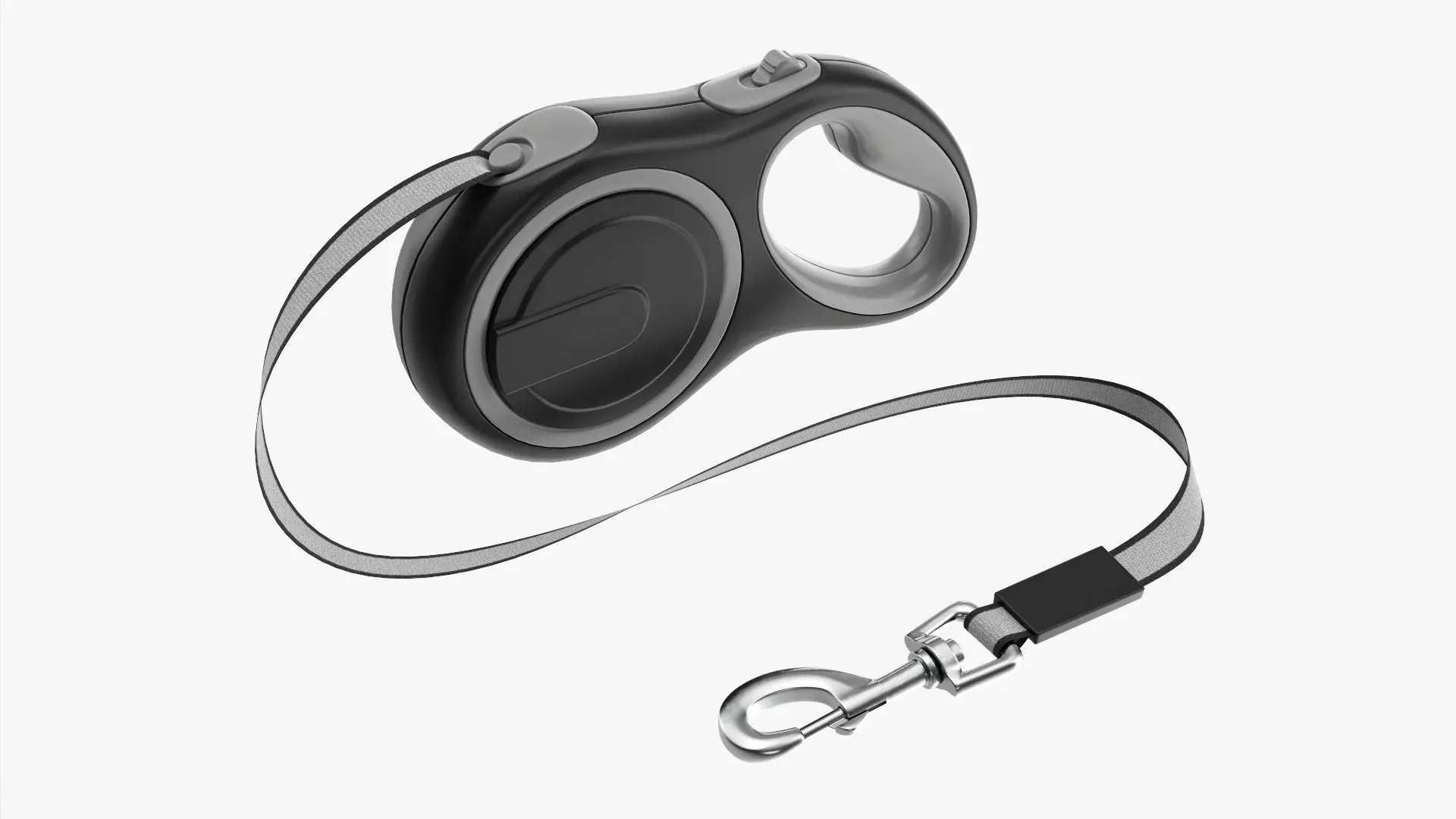 Automatic Extending Dog Leash 3D model