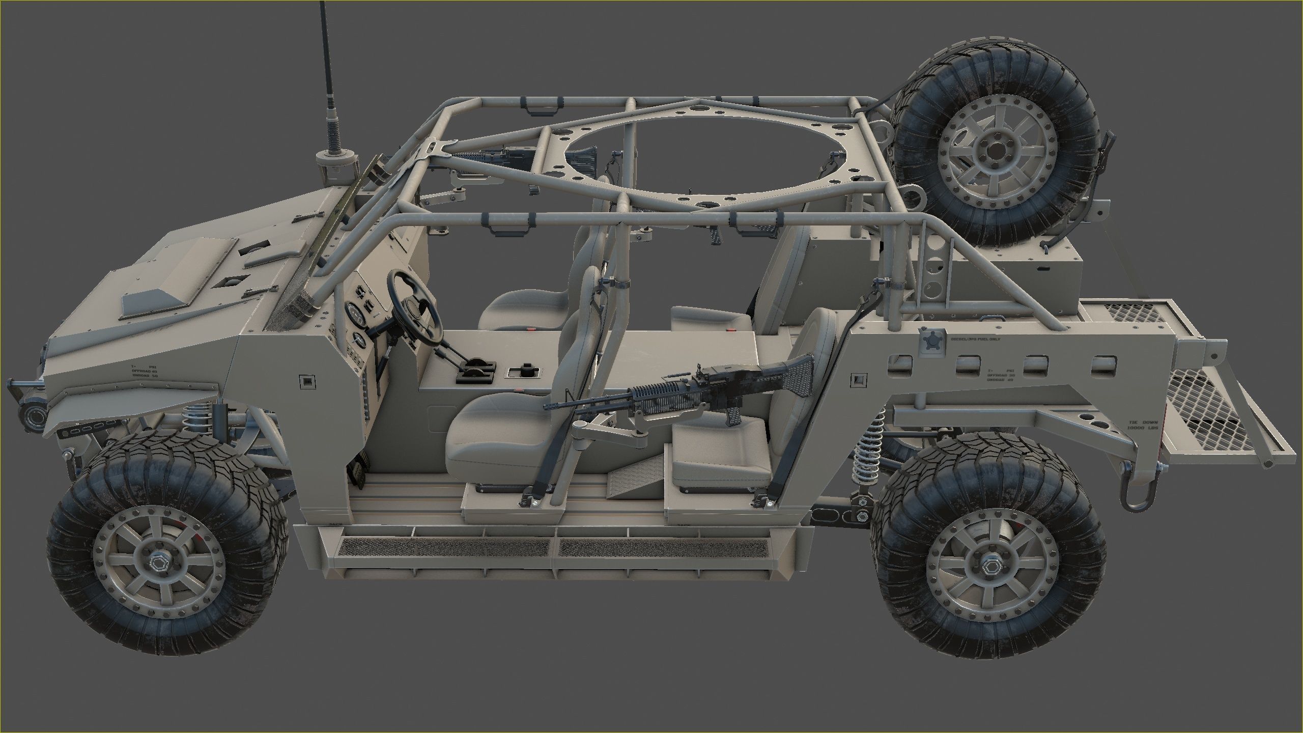 Polaris Dagor A1 Low-poly 3D model_19