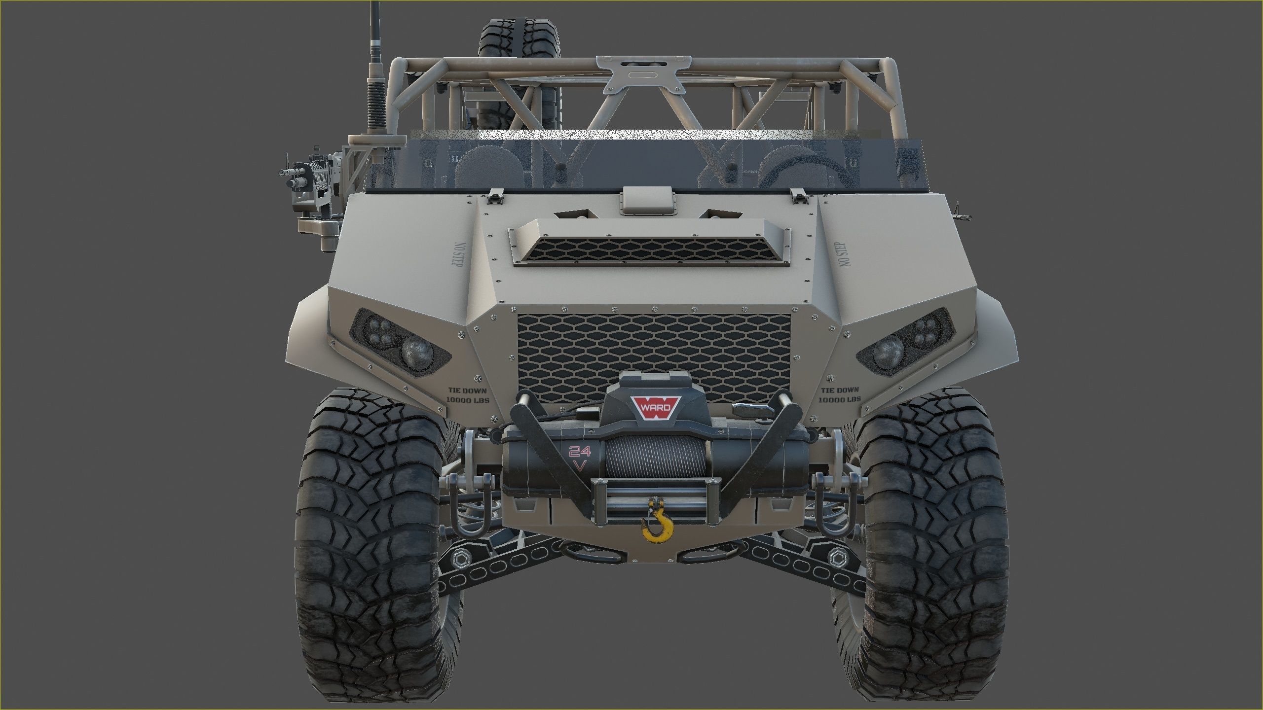 Polaris Dagor A1 Low-poly 3D model_30