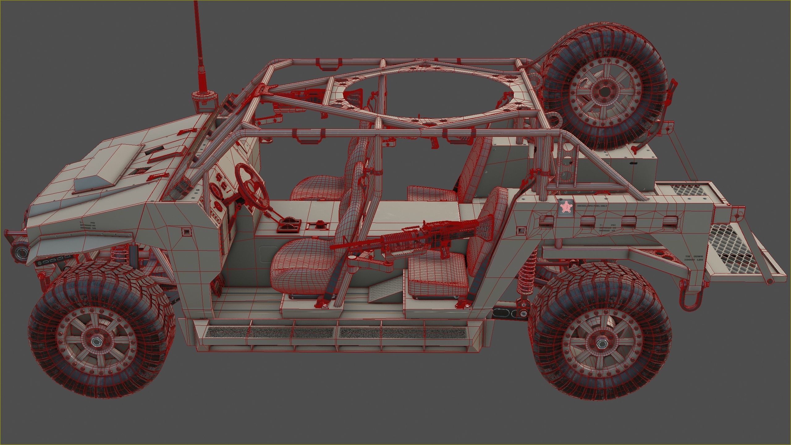 Polaris Dagor A1 Low-poly 3D model_20