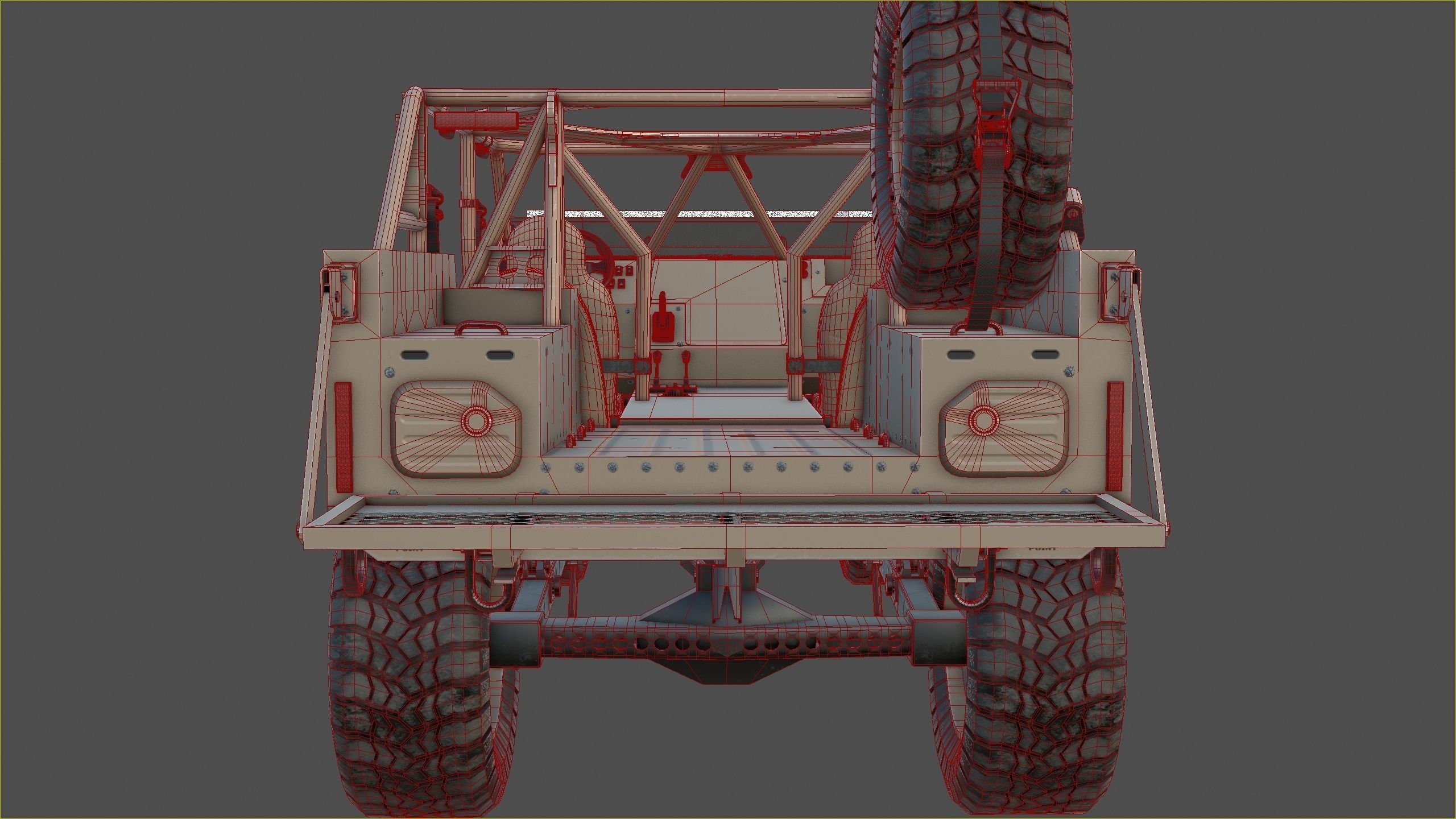 Polaris Dagor A1 Low-poly 3D model_29