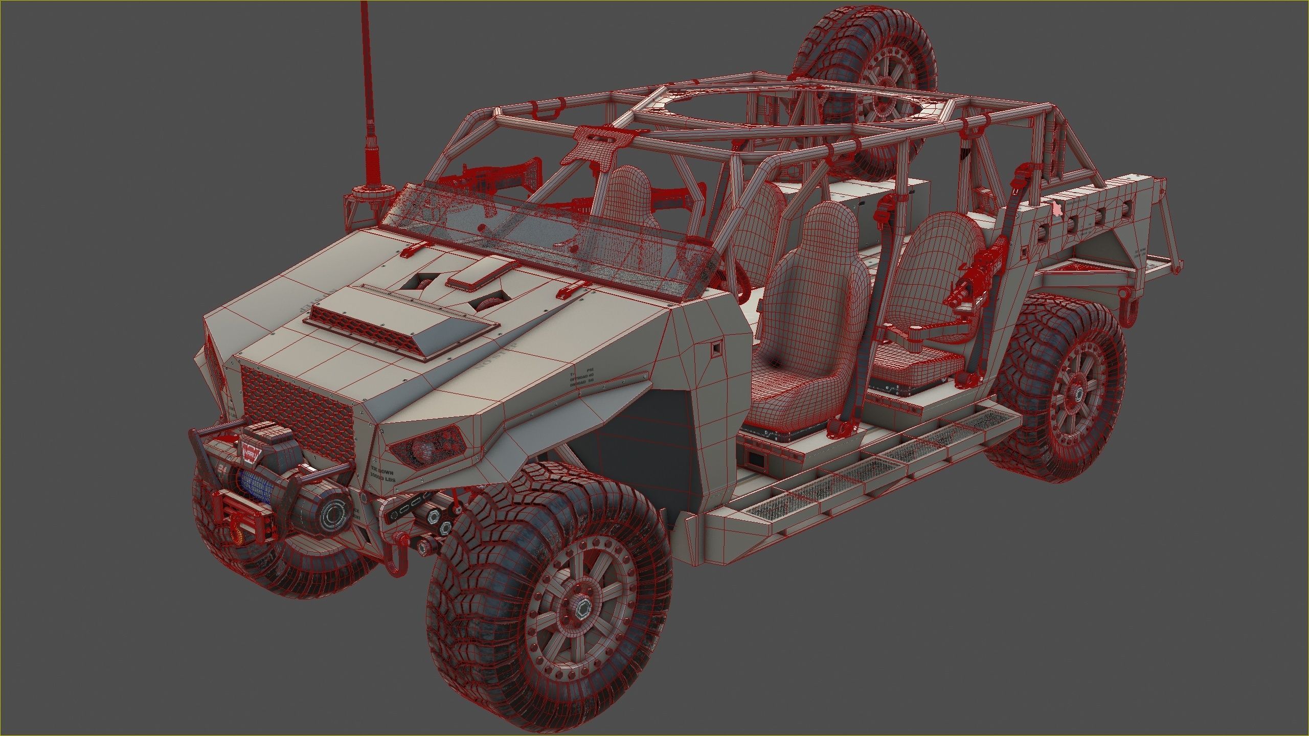 Polaris Dagor A1 Low-poly 3D model_18