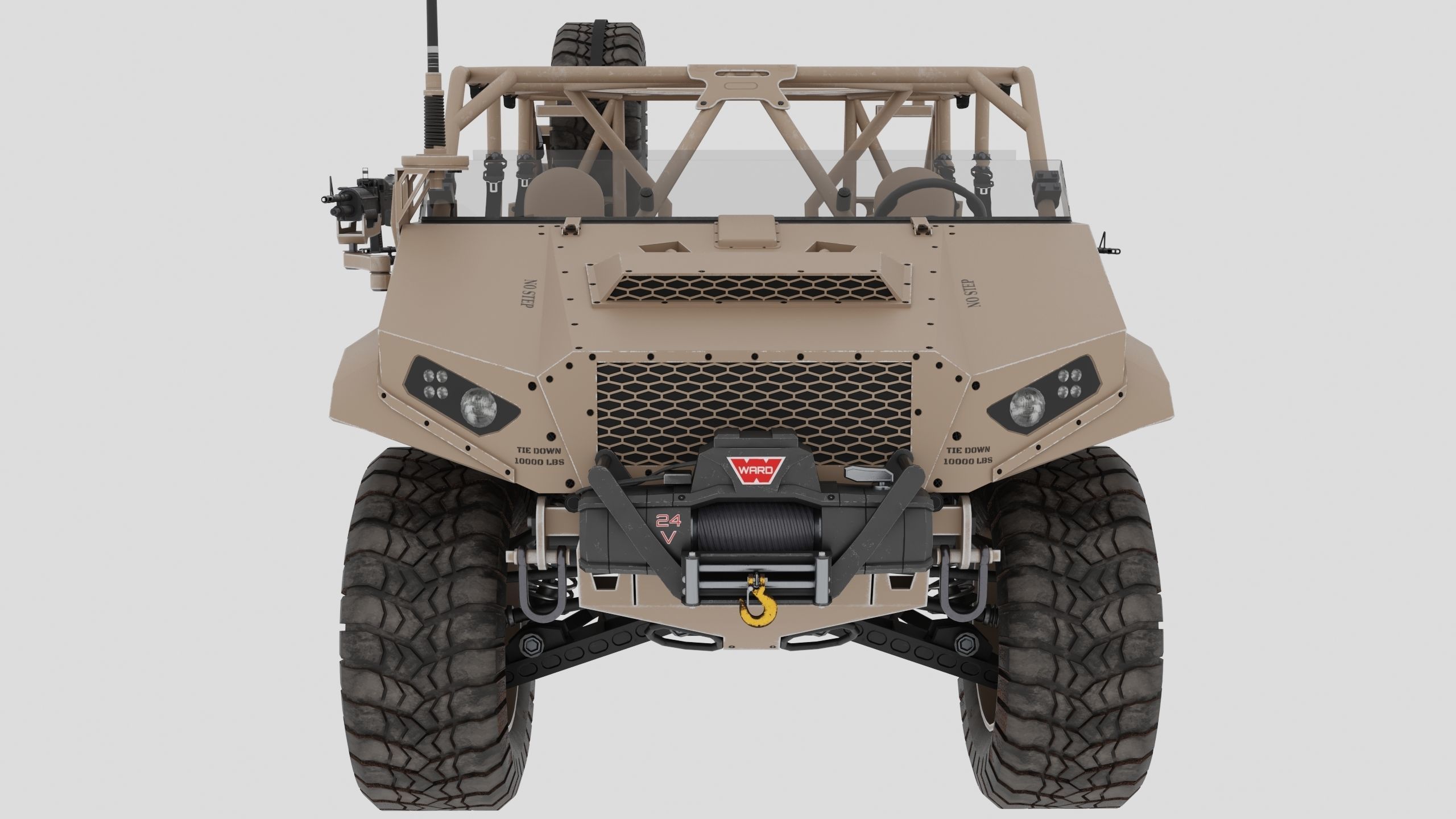 Polaris Dagor A1 Low-poly 3D model_10