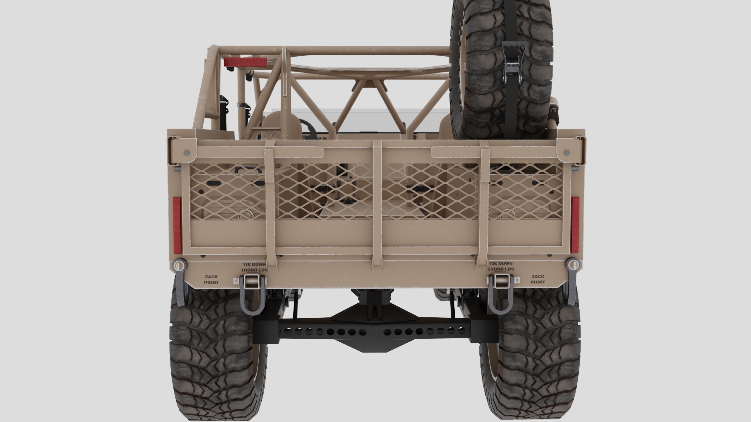 Polaris Dagor A1 Low-poly 3D model_9