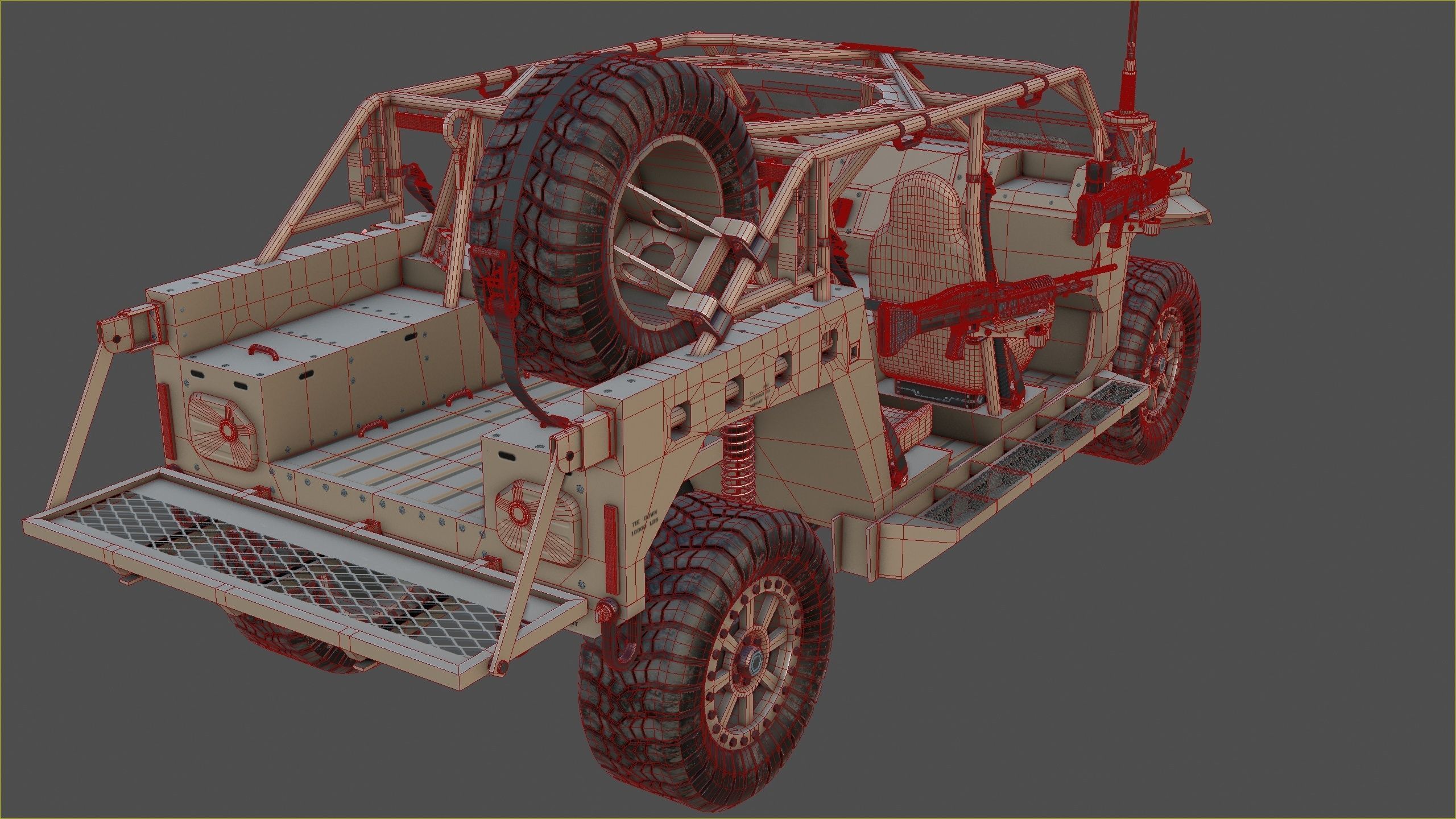 Polaris Dagor A1 Low-poly 3D model_24