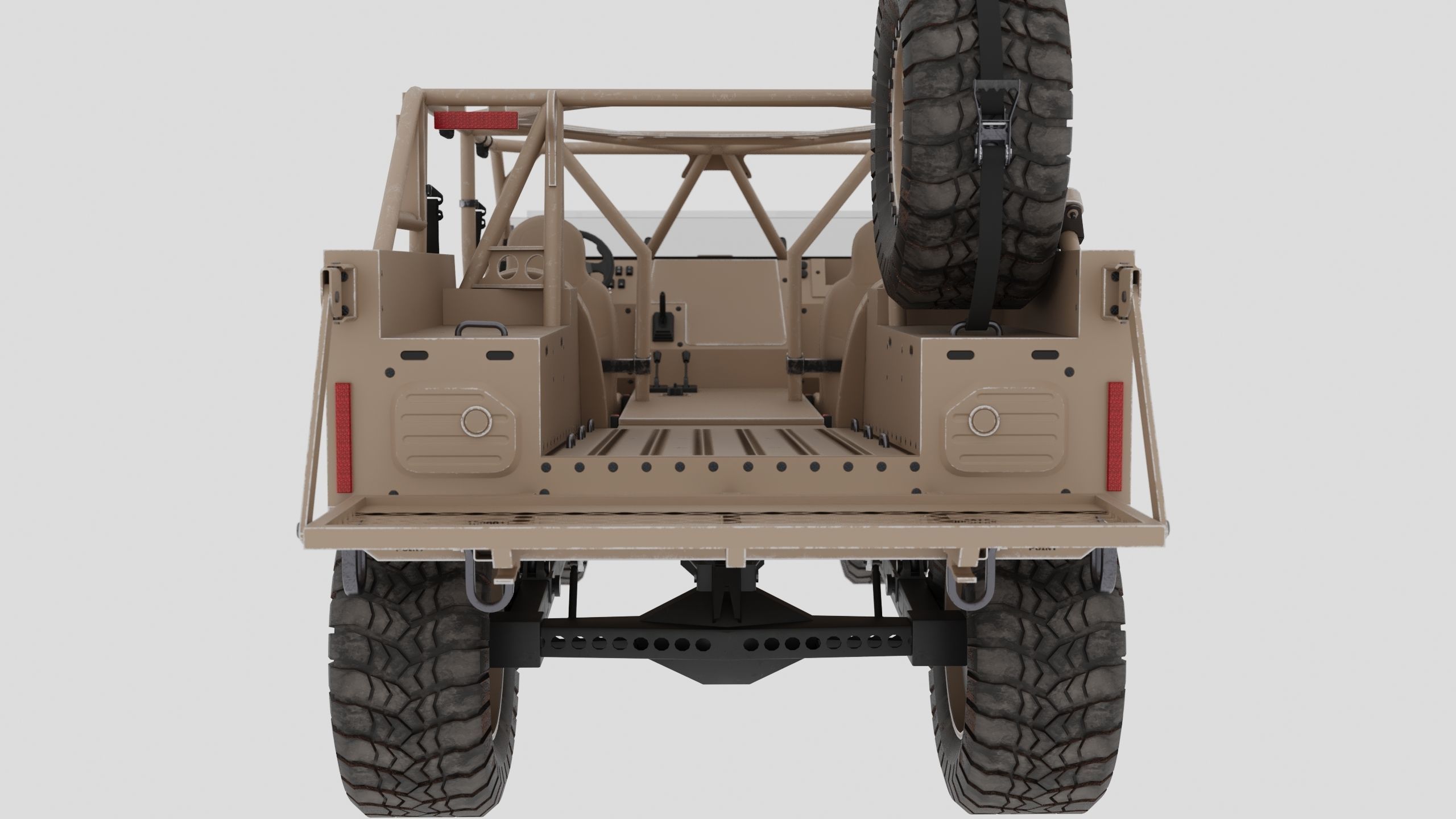 Polaris Dagor A1 Low-poly 3D model_8