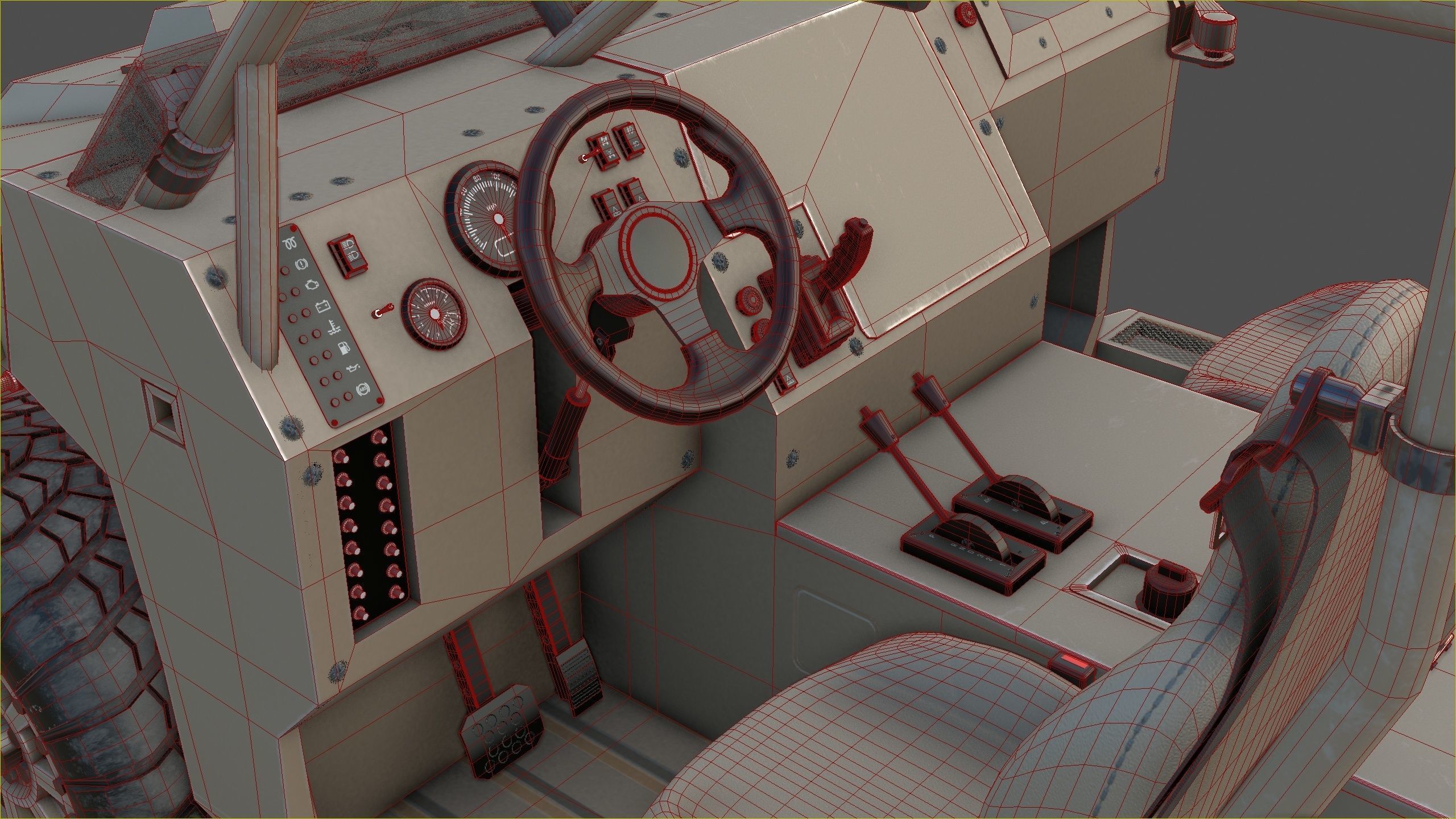 Polaris Dagor A1 Low-poly 3D model_33