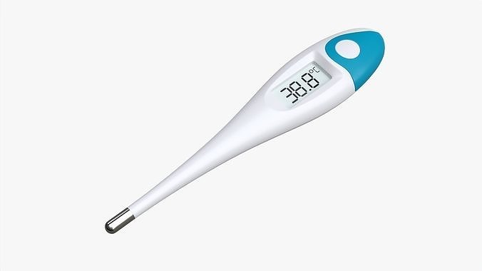 Thermometer digital 02 3D model
