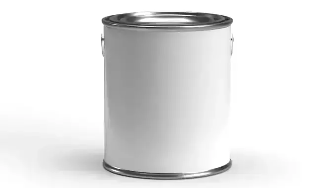 One pint paint can  with plastic handle