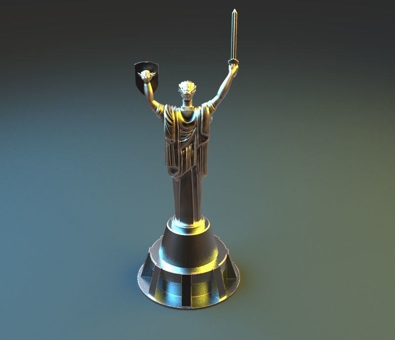 The Motherland Monument in  Kyiv Ukraine 3D print model_5