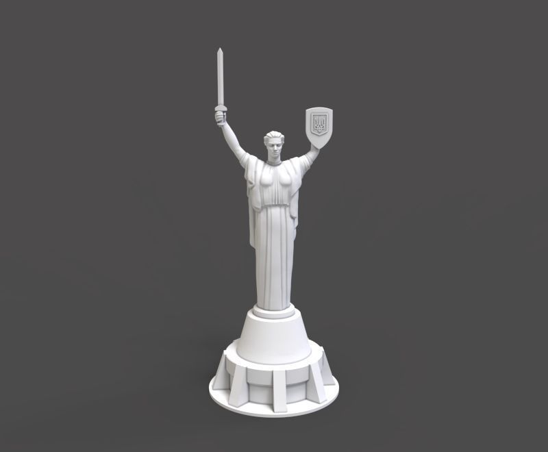 The Motherland Monument in  Kyiv Ukraine 3D print model_11