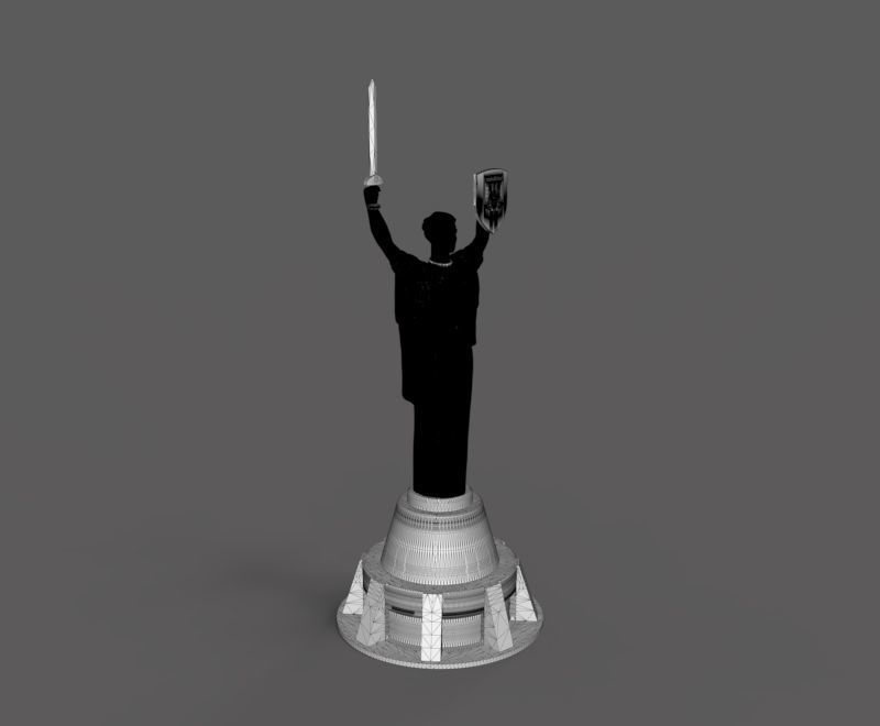 The Motherland Monument in  Kyiv Ukraine 3D print model_23