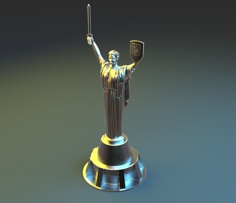 The Motherland Monument in  Kyiv Ukraine 3D print model_3