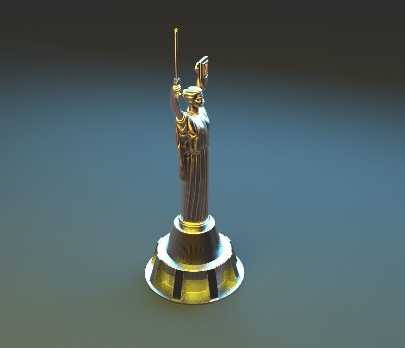 The Motherland Monument in  Kyiv Ukraine 3D print model_1