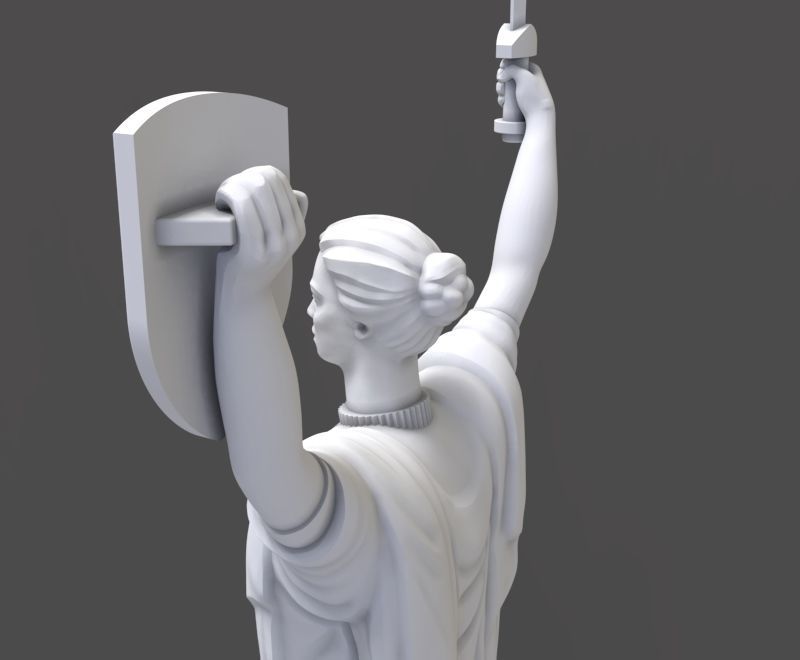 The Motherland Monument in  Kyiv Ukraine 3D print model_22