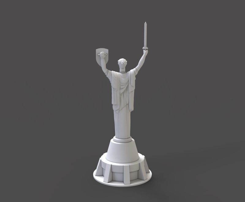 The Motherland Monument in  Kyiv Ukraine 3D print model_15