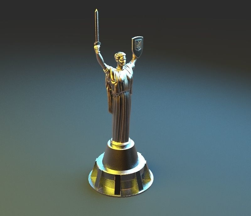 The Motherland Monument in  Kyiv Ukraine 3D print model_2