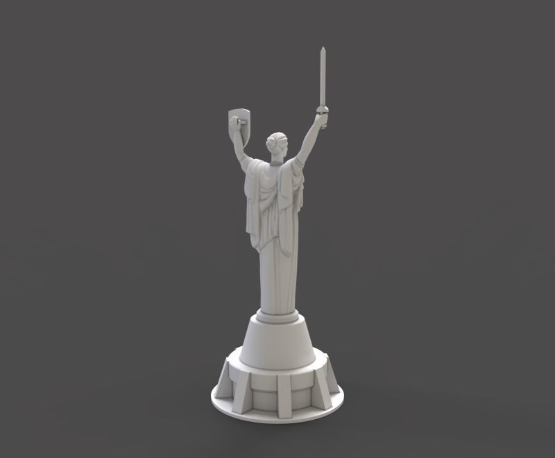 The Motherland Monument in  Kyiv Ukraine 3D print model_16
