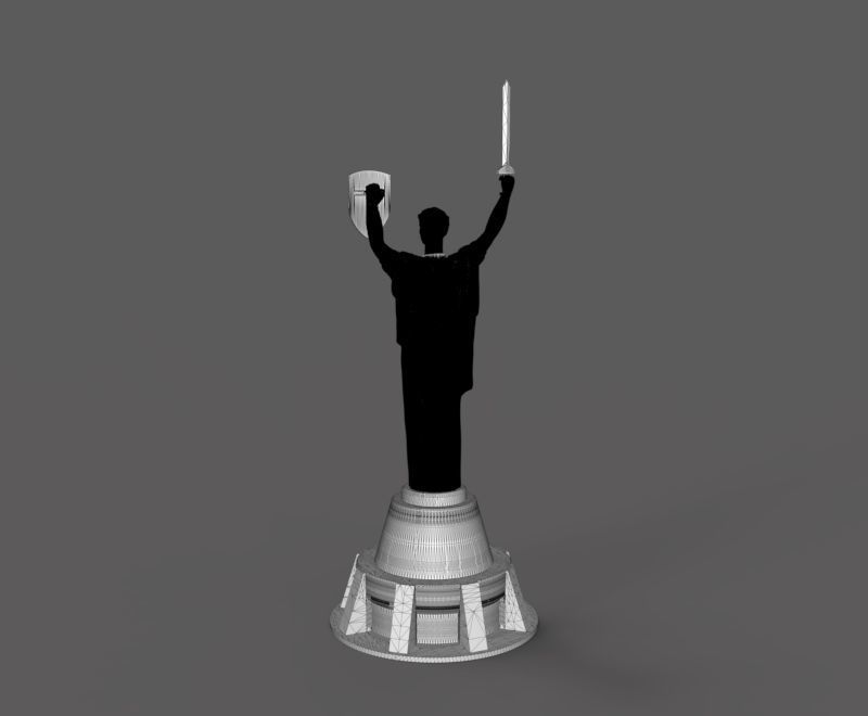 The Motherland Monument in  Kyiv Ukraine 3D print model_25