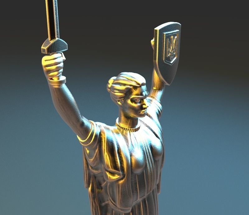 The Motherland Monument in  Kyiv Ukraine 3D print model_8