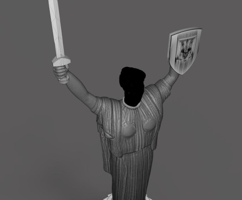 The Motherland Monument in  Kyiv Ukraine 3D print model_28