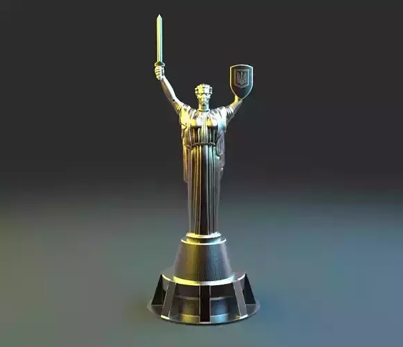 The Motherland Monument in  Kyiv Ukraine 3D print model