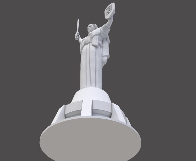 The Motherland Monument in  Kyiv Ukraine 3D print model_20