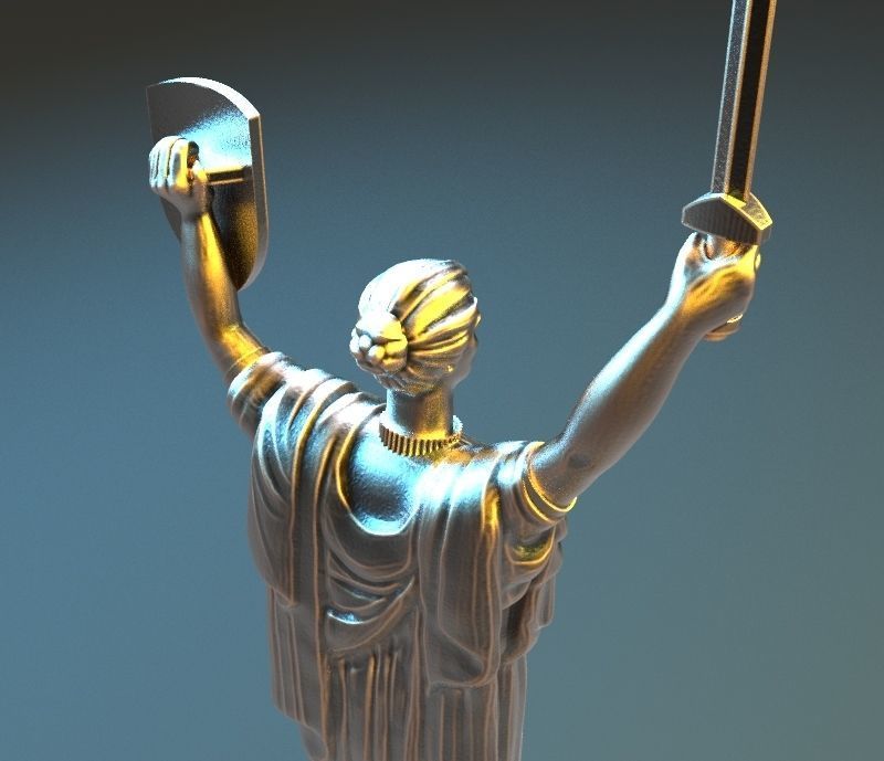 The Motherland Monument in  Kyiv Ukraine 3D print model_7