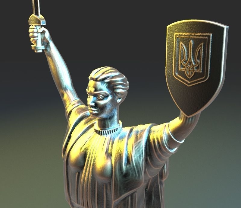 The Motherland Monument in  Kyiv Ukraine 3D print model_9