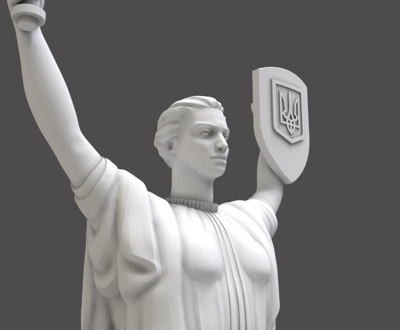 The Motherland Monument in  Kyiv Ukraine 3D print model_21