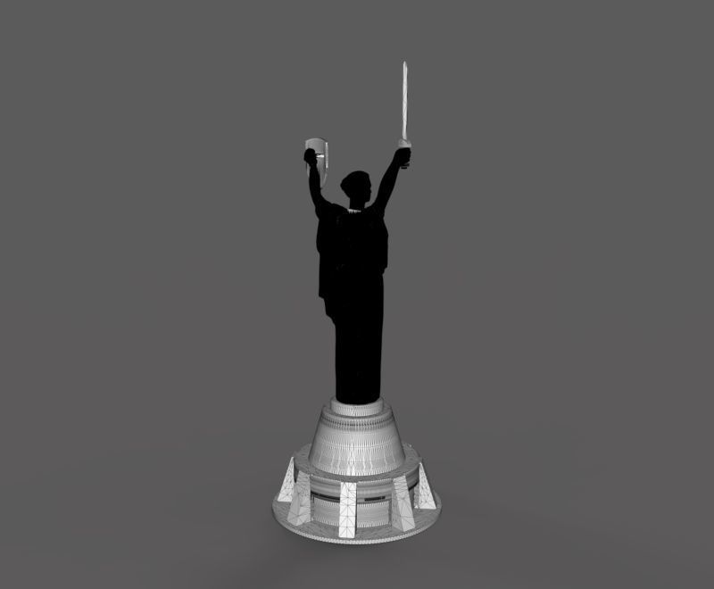 The Motherland Monument in  Kyiv Ukraine 3D print model_26