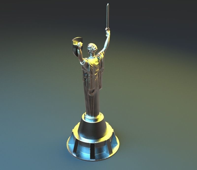 The Motherland Monument in  Kyiv Ukraine 3D print model_4