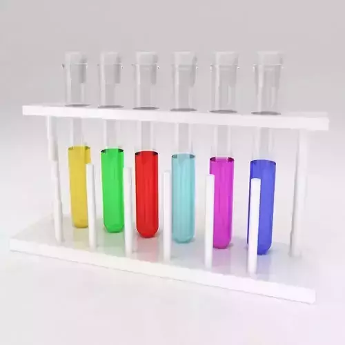 Test tube stand 3d model 