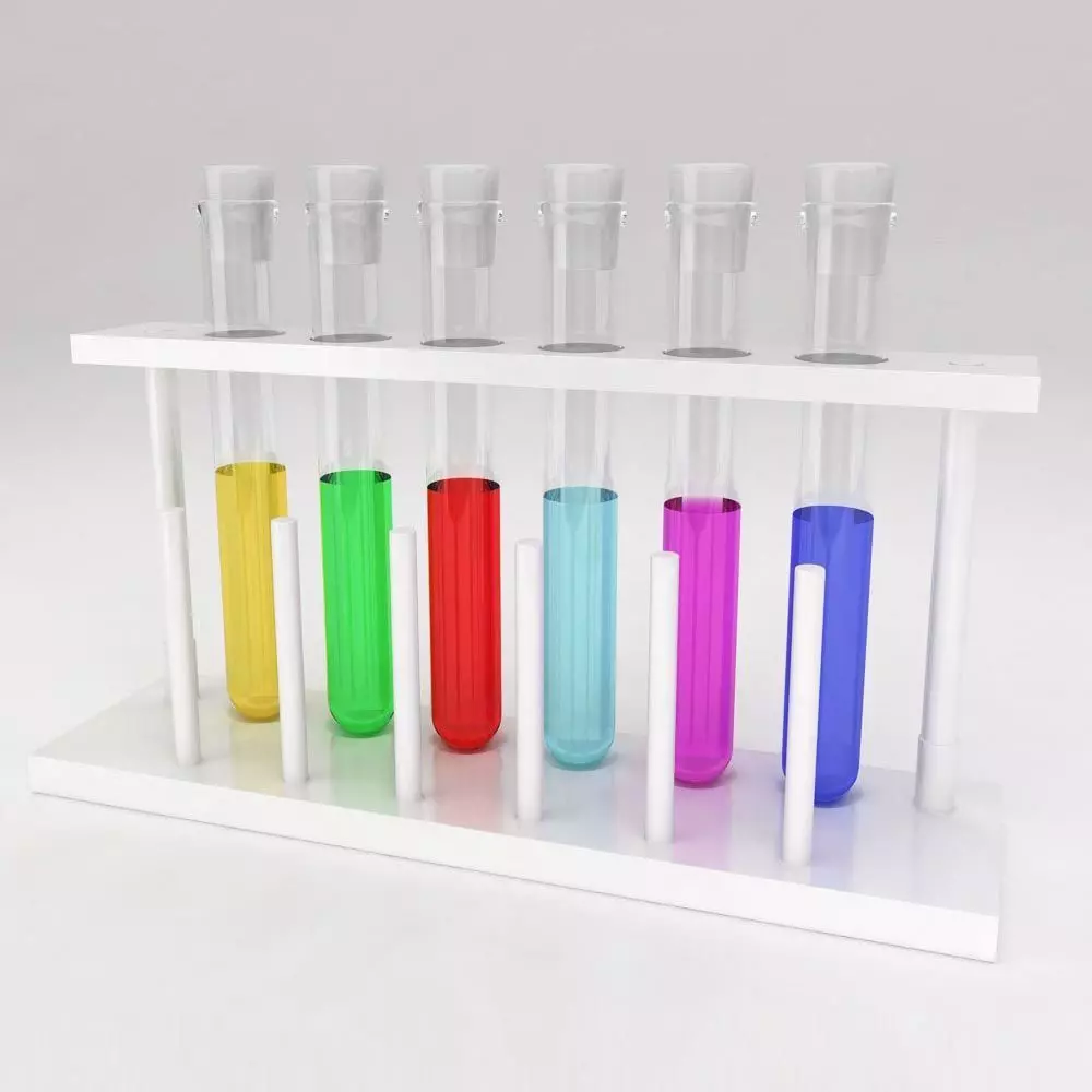 Test tube stand 3d model 3D model