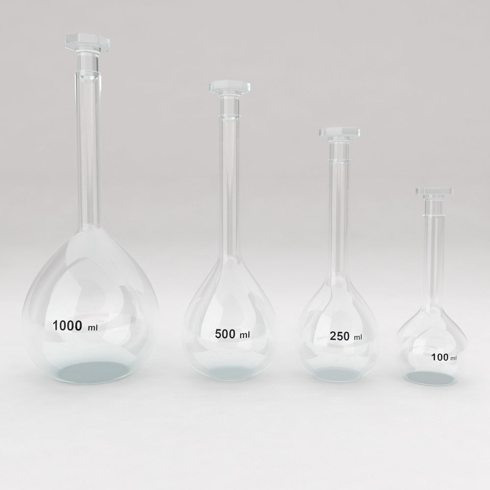 Volumetric flask 3d model  3D model_2