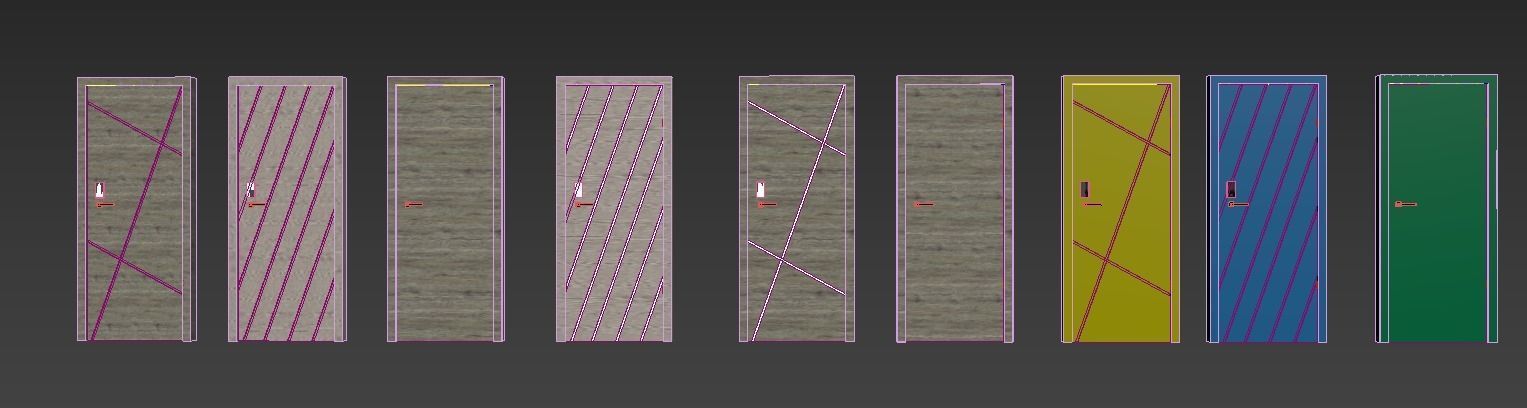 Hi-tech doors for you 3D model_16