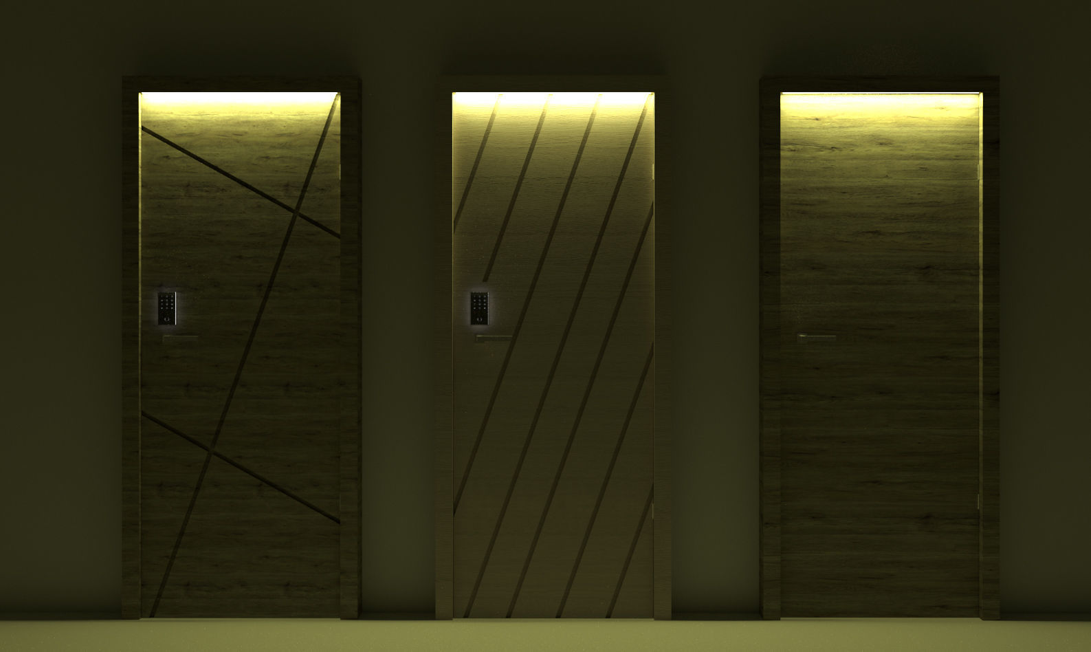 Hi-tech doors for you 3D model_13