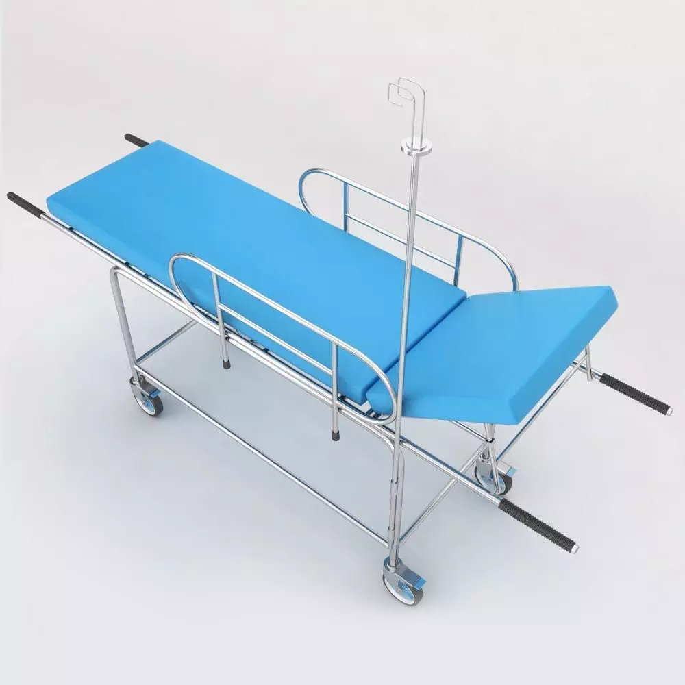 Hospital patient stretcher 3d model 3D model