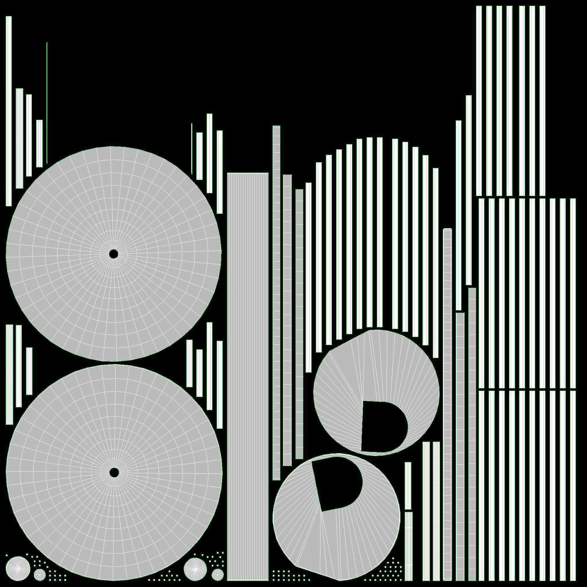 Playground rocket small 3D model_9