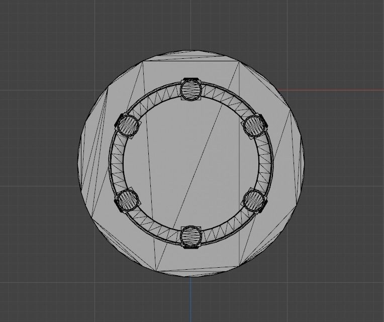 Table round 3D model_14