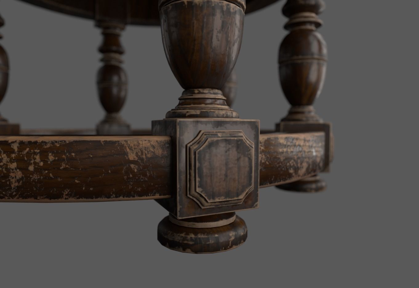 Table round 3D model_9