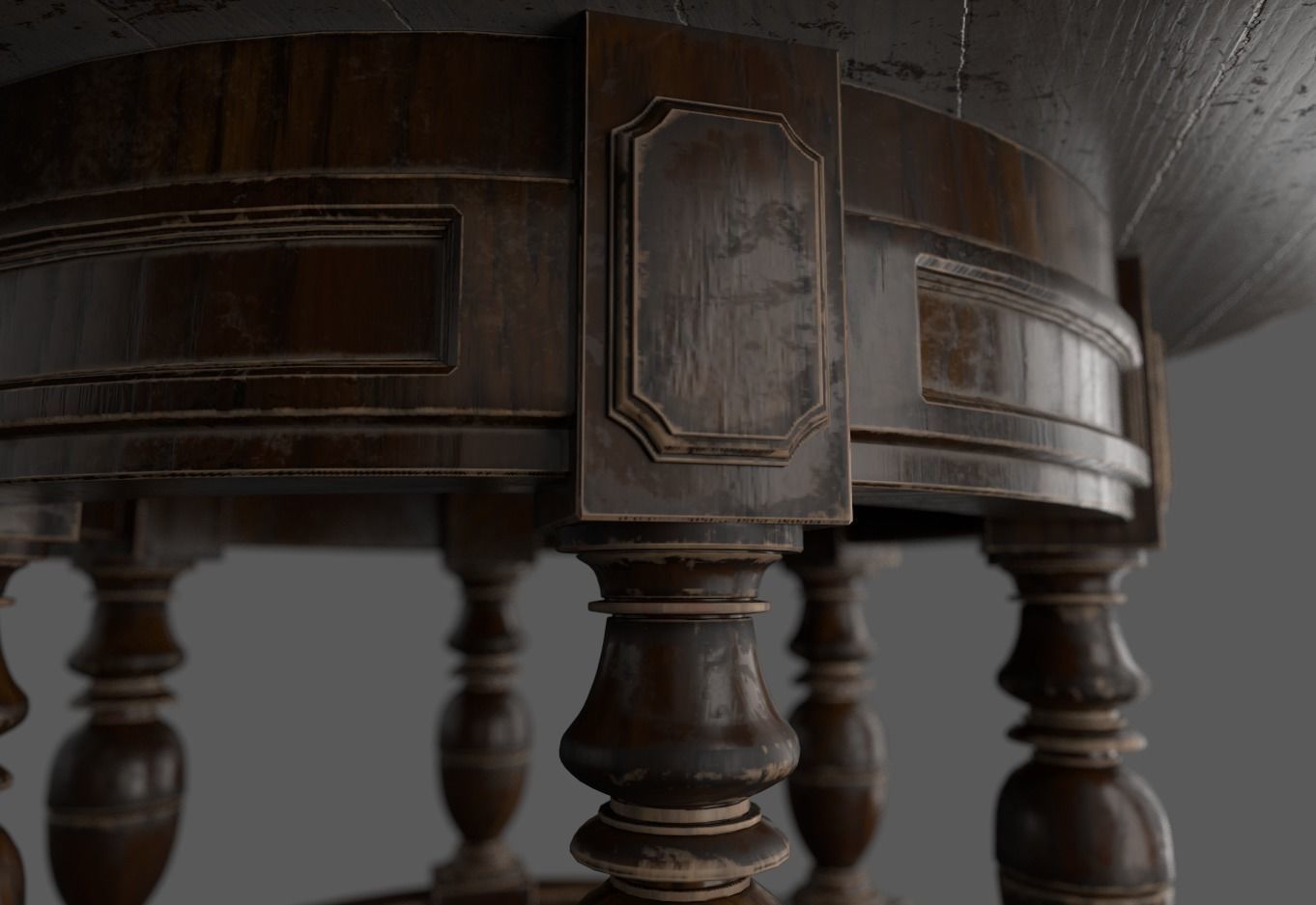 Table round 3D model_8