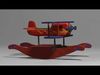 Child Airplane Rocker 3D model_1