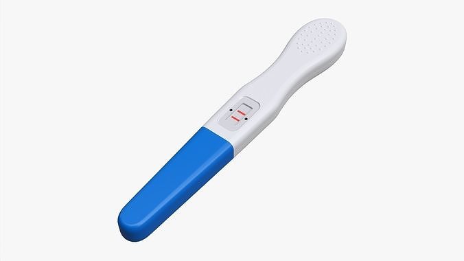 Pregnancy test 3D model
