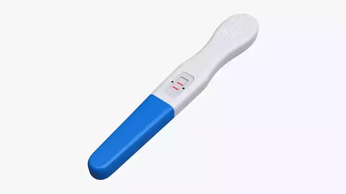 Pregnancy test 3D model