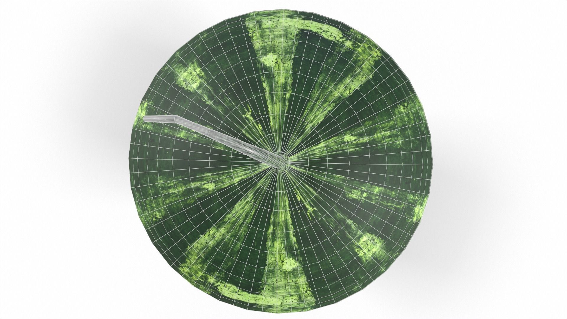 Watermelon Low-poly 3D model_8