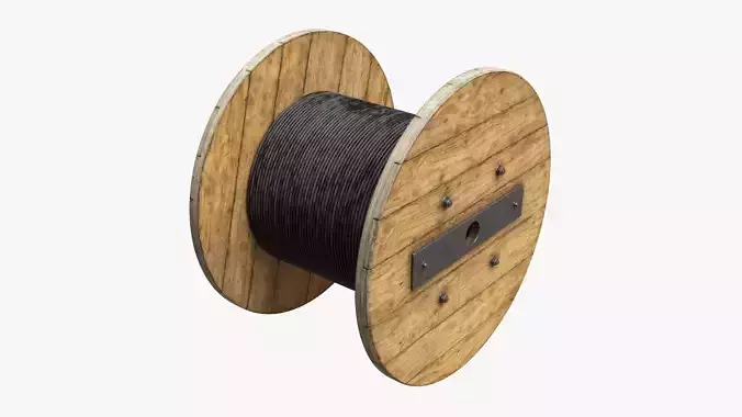 Steel cable reel